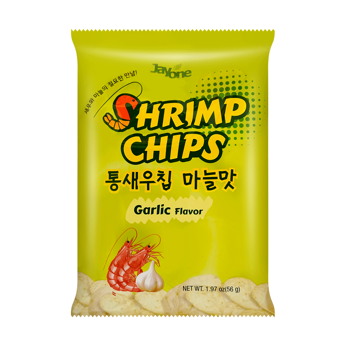 Korean Garlic Shrimp Chips