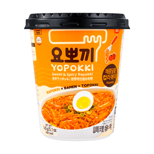 Rapokki Instantáneo (Ramen + Rice Cakes)