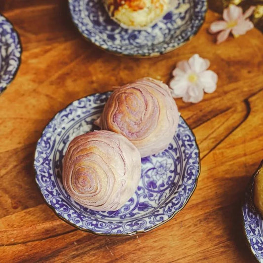 Flaky Taro Pastries