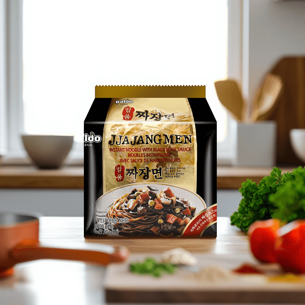 Jjajangmen Coreano: Ramen de Frijol Negro